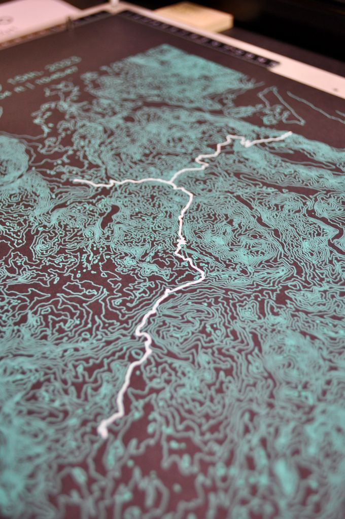 Topo Map Death Ride