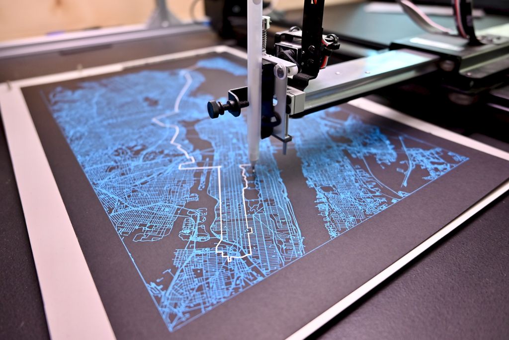 New York Marathon (Blue)