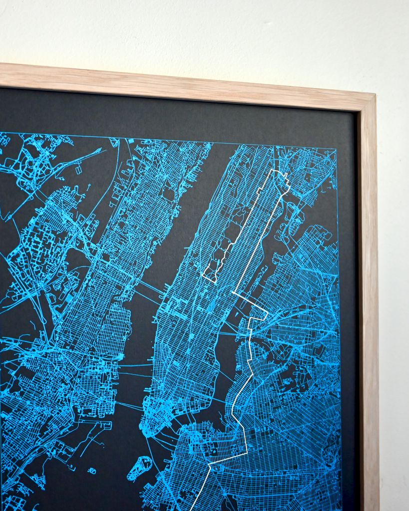 New York Marathon (Blue)