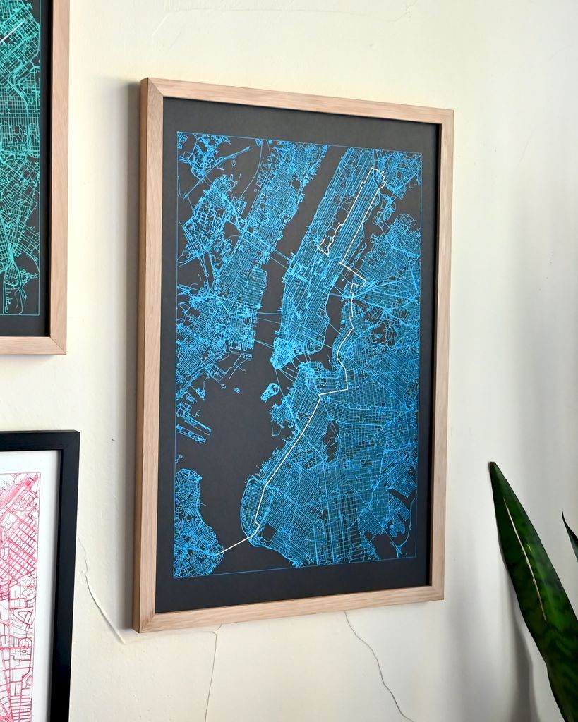 New York Marathon (Blue)