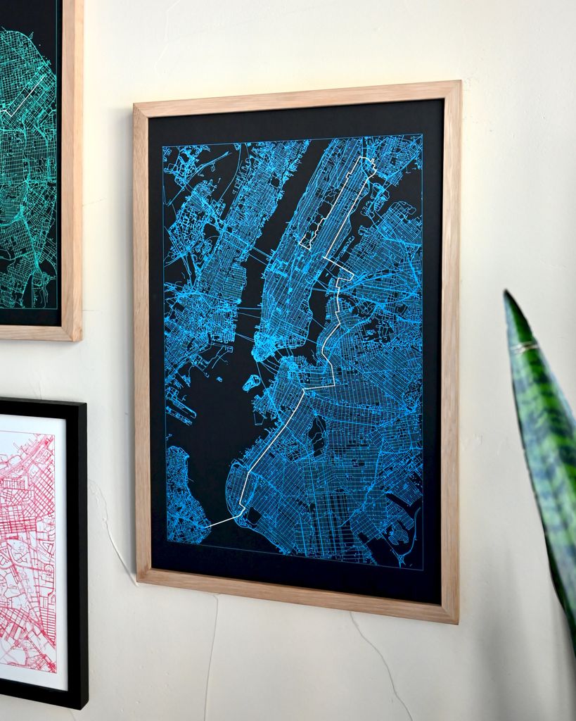 New York Marathon (Blue)